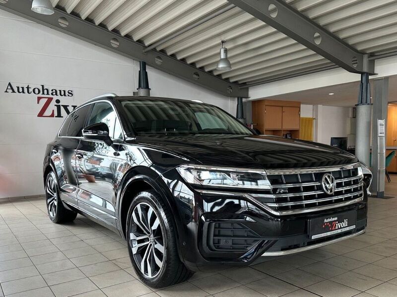 Schwarz Gebraucht 2019 VW Touareg R-line SUV | 37.940 € (Superpreis) - Bild 1/4