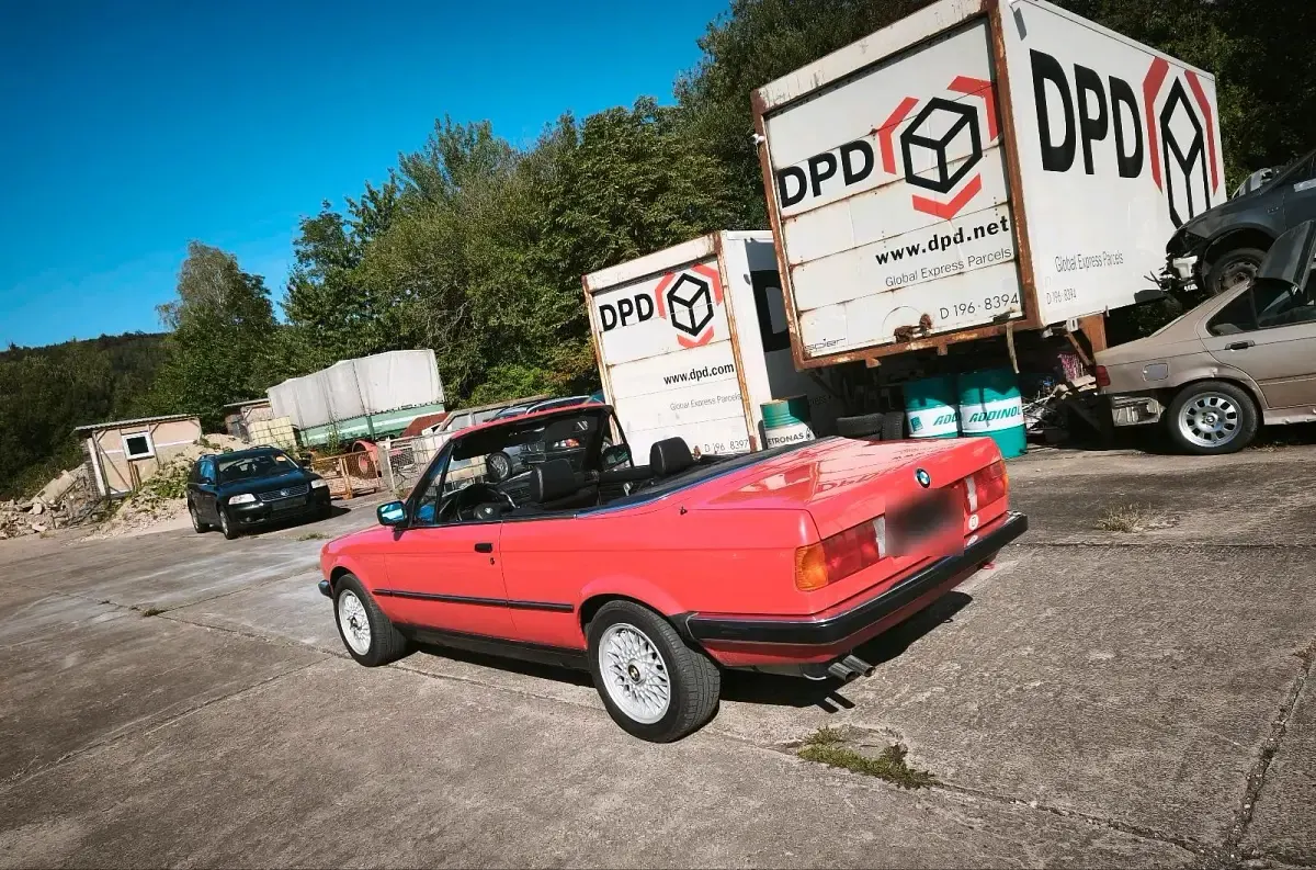 Gebraucht BMW 320 Cabriolet 129 PS (94 kW) 1990 Rot Cabrio