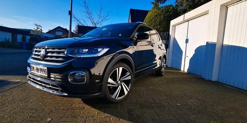 Schwarz Gebraucht 2020 VW T-Cross R-line SUV | 19.500 € (Fairer Preis) - Bild 1/4