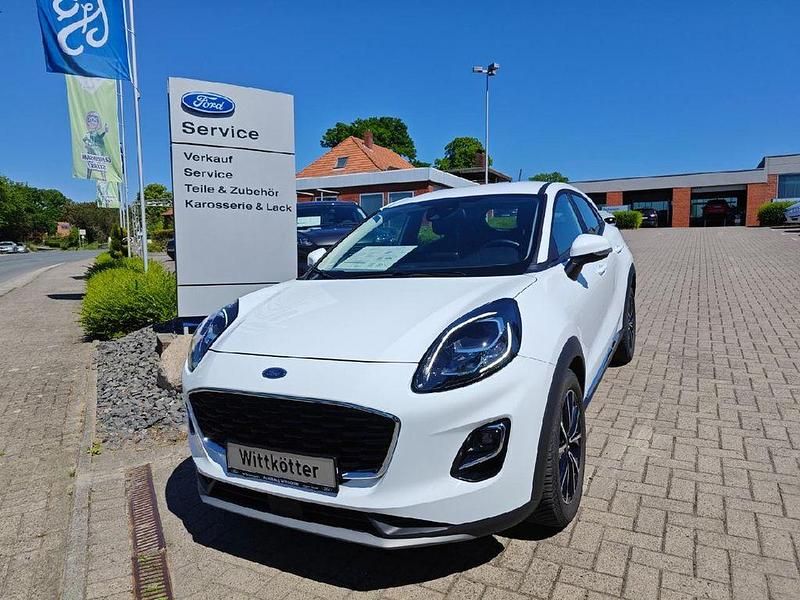 Frostweiß Gebraucht 2020 Ford Puma Gen-E Titanium SUV | 18.990 € (Fairer Preis) - Bild 1/4