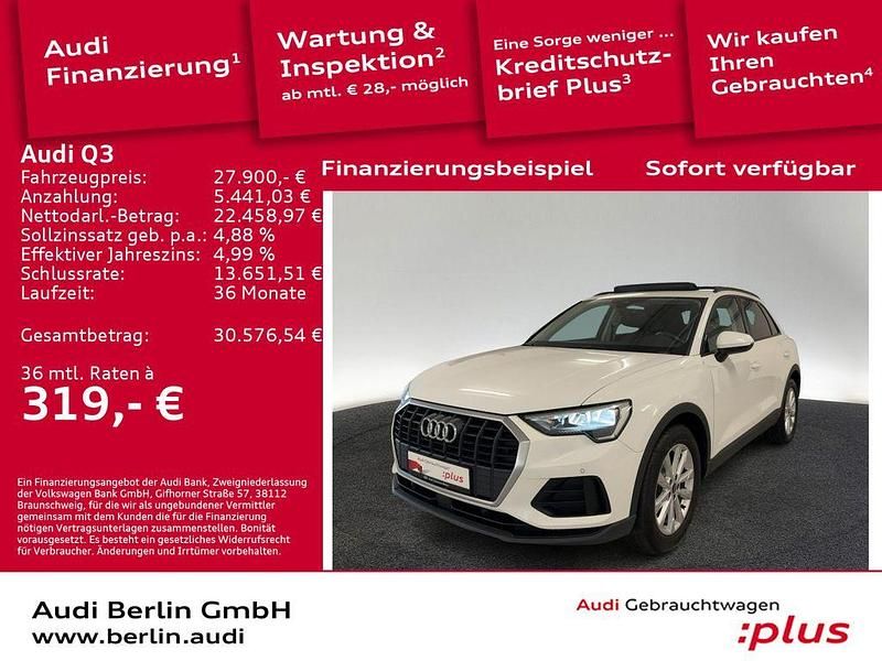 Gebraucht Audi Q3 Ambiente 150 PS (110 kW) 2021 Ibisweiß SUV