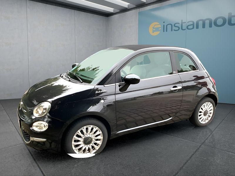 Schwarz Gebraucht 2021 Fiat 500C Cabrio | 14.249 € (Fairer Preis) - Bild 1/4