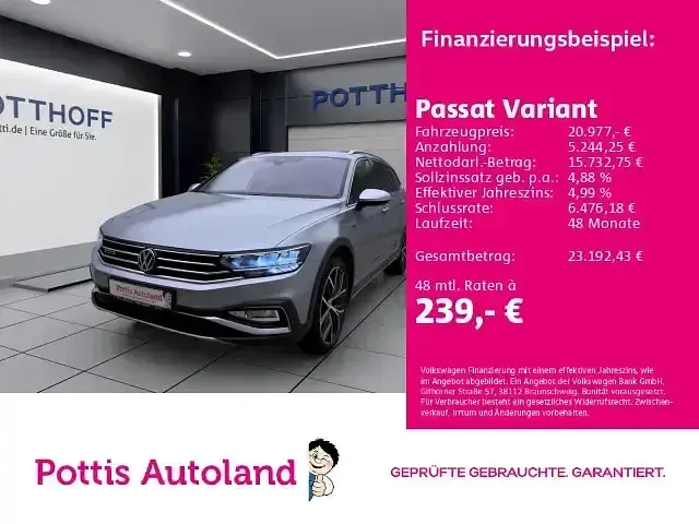 Gebraucht VW Passat Alltrack 190 PS (139 kW) 2020 Kombi