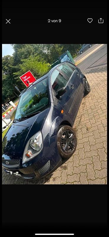 Blau Gebraucht 2007 Ford Fiesta Limousine | 990 € - Bild 1/4
