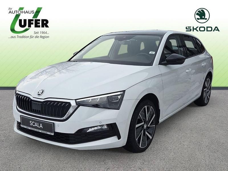 Bila moon/moon white Gebraucht 2019 Skoda Scala Kleinwagen | 15.990 € (Fairer Preis) - Bild 1/4