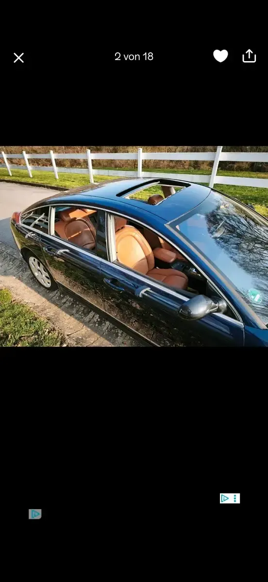 Gebraucht Citroën C6 204 PS (150 kW) 2007 Blau Limousine