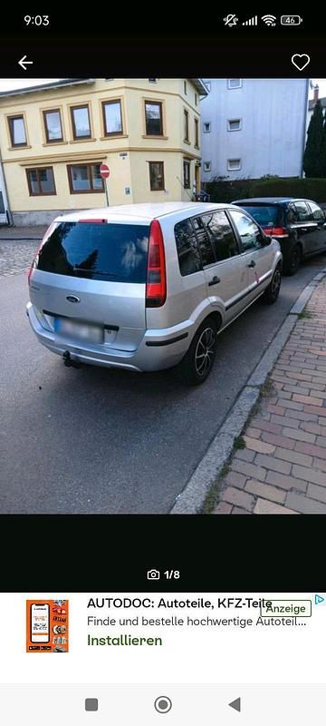 Gebraucht Ford Fusion 70 PS (51 kW) 2004 Silber Kleinwagen