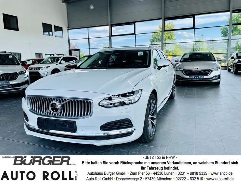 Weiss Gebraucht 2021 Volvo V90 Inscription Kombi | 45.870 € (Teuer) - Bild 1/4