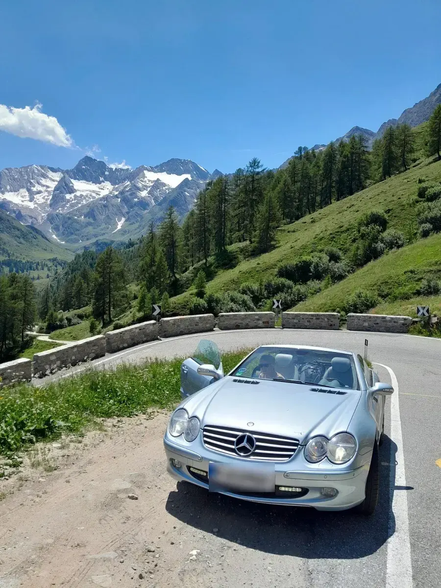 Gebraucht Mercedes SL350 245 PS (180 kW) 2003 Silber Cabrio