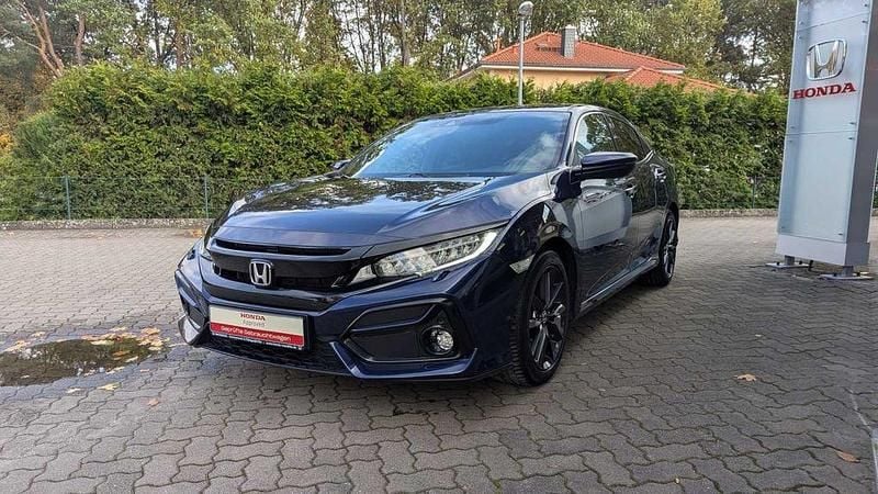 Blau Gebraucht 2020 Honda Civic Elegance Limousine | 17.480 € (Fairer Preis) - Bild 1/4