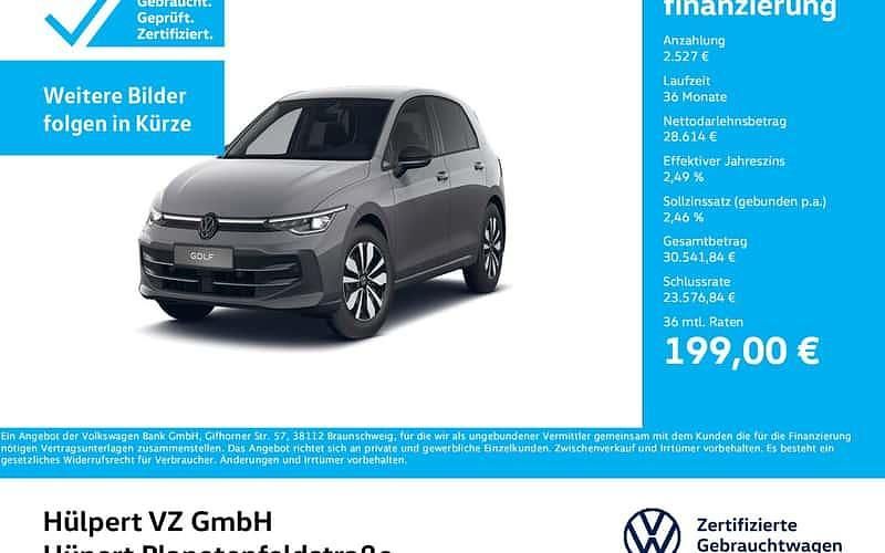 Grau Gebraucht 2025 VW Golf VIII Goal Limousine | 31.141 € (Guter Preis) - Bild 1/4