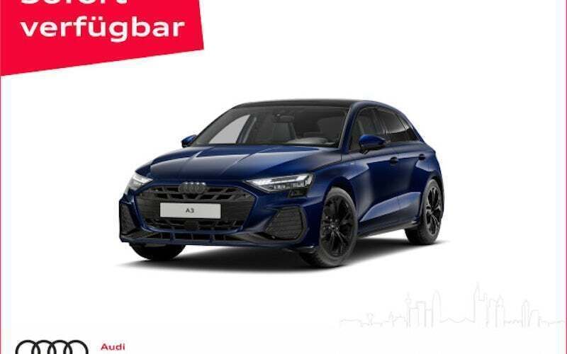 Blau Neu 2025 Audi A3 Sportback S-Line Limousine | 39.880 € (Fairer Preis) - Bild 1/4