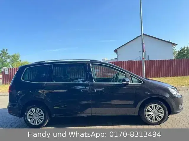 Brugt VW Sharan Highline 150 HK (110 kW) 2017 Sort MPV