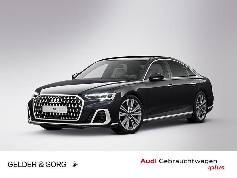 Sebringschwarz kristalleffekt Gebraucht 2025 Audi A8 Limousine | 69.880 € (Superpreis) - Bild 1/3