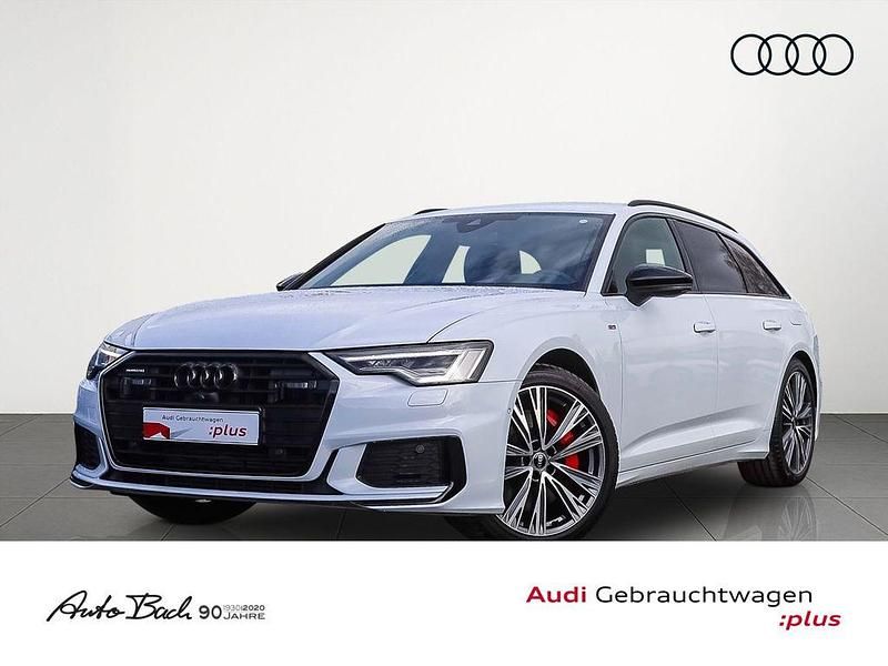 Gebraucht Audi A6 S-Line 367 PS (269 kW) 2023 Gletscherweiß metallic Kombi