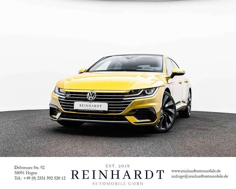 Kurkumagelb metallic Gebraucht 2019 VW Arteon R-line Limousine | 24.750 € (Fairer Preis) - Bild 1/3