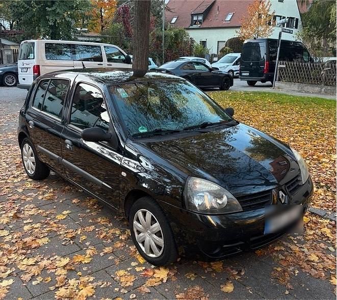 Schwarz Gebraucht 2009 Renault Clio II Kleinwagen | 700 € (Superpreis) - Bild 1/4