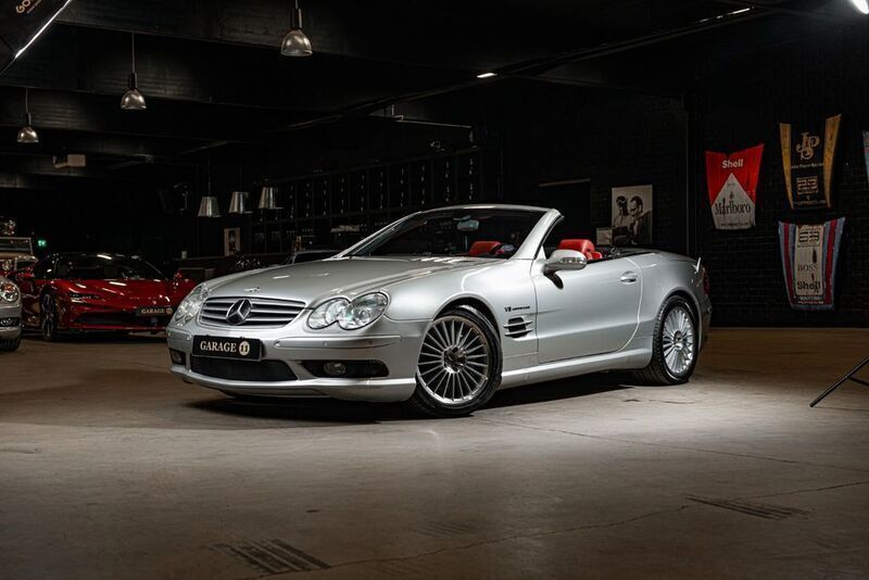 Silber Gebraucht 2002 Mercedes SL55 AMG AMG Cabrio | 34.555 € (Fairer Preis) - Bild 1/4