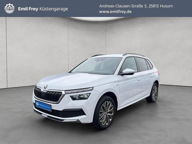 Gebraucht Skoda Kamiq Clever 150 PS (110 kW) 2021 Moonweiß perleffekt SUV