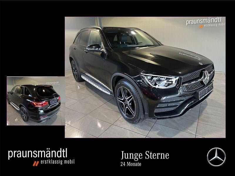 Schwarz Gebraucht 2022 Mercedes GLC400d AMG SUV | 49.900 € (Fairer Preis) - Bild 1/4