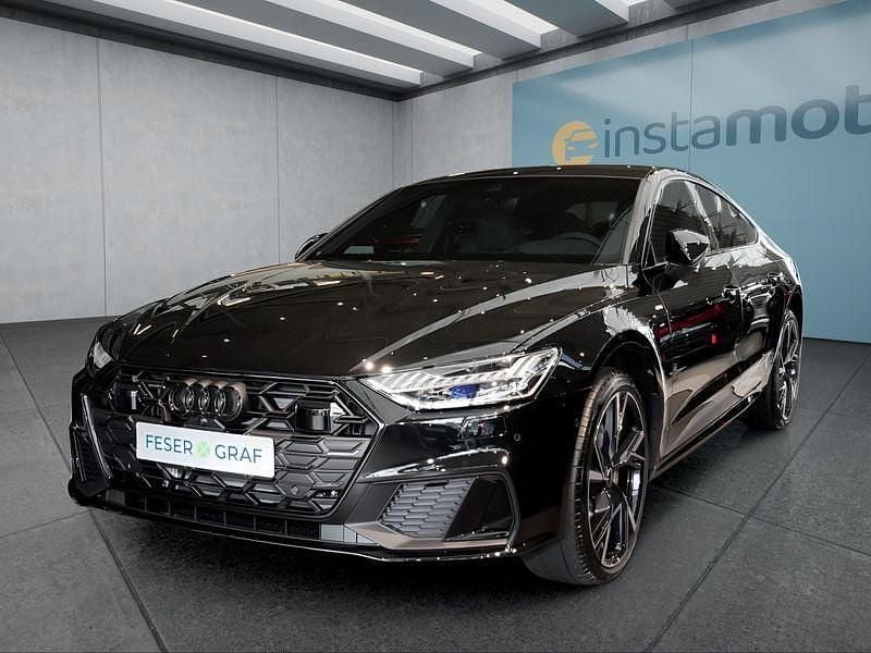 Schwarz Gebraucht 2024 Audi A7 Sportback Kleinwagen | 77.799 € (Fairer Preis) - Bild 1/4