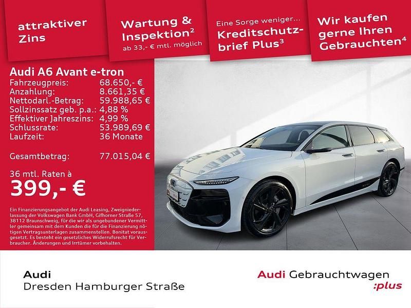 Gebraucht Audi A6 e-tron Performance 269 kW (367 PS) 2025 Gletscherweiß metallic Kombi