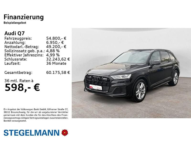 Gebraucht Audi Q7 S-Line 340 PS (250 kW) 2022 Mythosschwarz metallic SUV