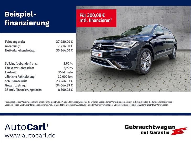 Deep black perleffekt Gebraucht 2022 VW Tiguan Allspace Business SUV | 37.980 € (Fairer Preis) - Bild 1/4