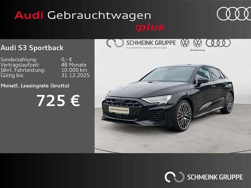 Mythosschwarz metallic Gebraucht 2025 Audi S3 Limousine | 61.880 € - Bild 1/3