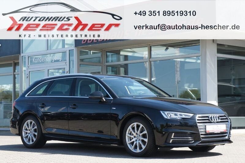 Schwarz Gebraucht 2017 Audi A4 S-Line Kombi | 24.980 € (Etwas zu teuer) - Bild 1/4