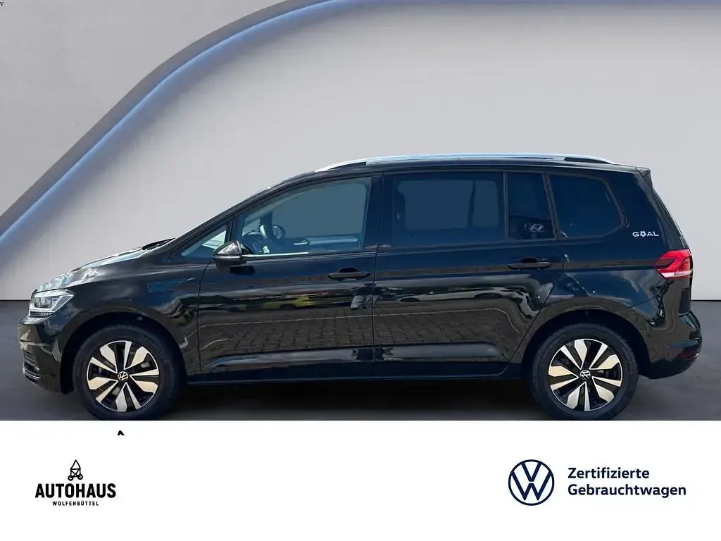 Gebraucht VW Touran Goal 150 PS (110 kW) 2025 Schwarz Van / Kleinbus