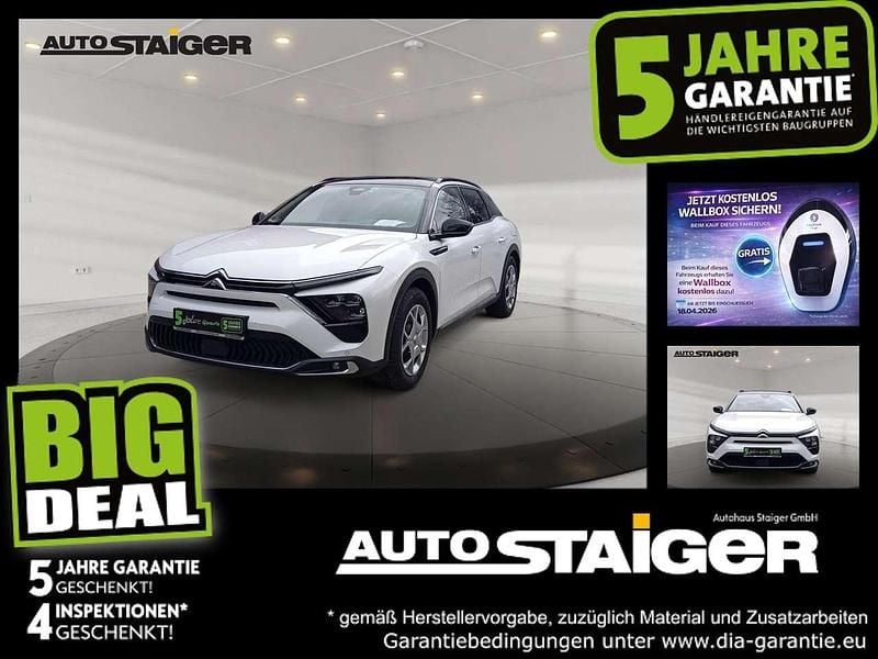 Gebraucht Citroën C5 X Shine 224 PS (164 kW) 2022 Lack weiss perlglänzend/typ au Kombi
