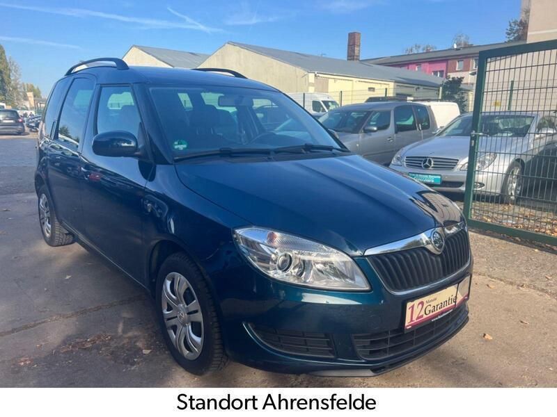 Blau Gebraucht 2013 Skoda Roomster Plus Edition Kombi | 9.490 € (Teuer) - Bild 1/4