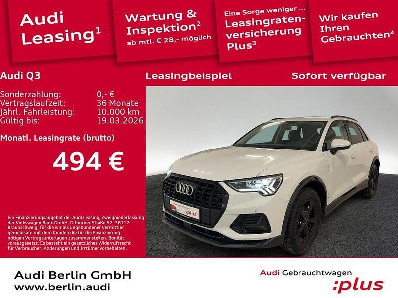 Gebraucht Audi Q3 Advanced Plus 150 PS (110 kW) 2025 Gletscherweiß metallic SUV