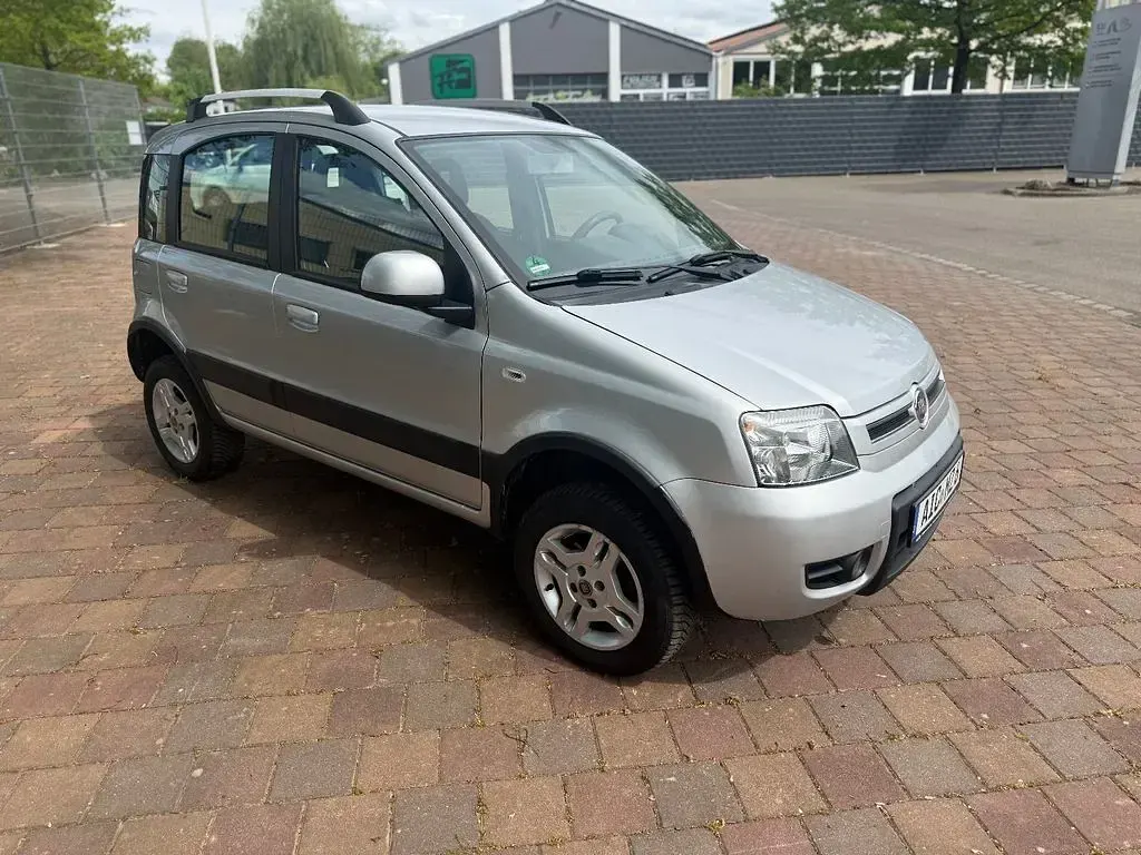 Gebraucht Fiat Panda 4x4 75 PS (55 kW) 2011 Silber Kleinwagen
