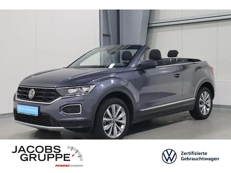 Grau Gebraucht 2021 VW T-Roc Cabriolet Style Cabrio | 21.920 € (Etwas zu teuer) - Bild 1/3