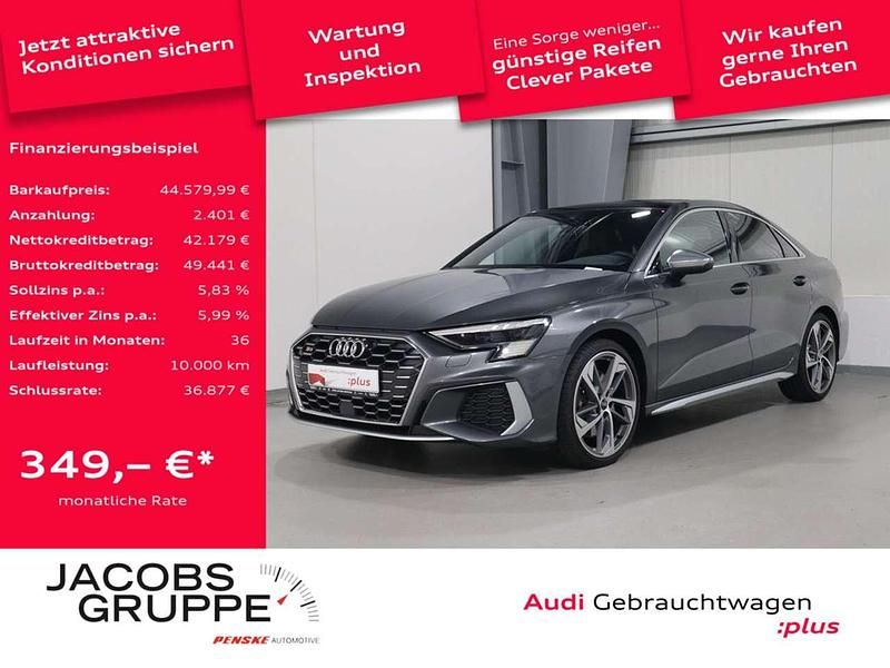 Daytonagrau perleffekt Gebraucht 2024 Audi S3 Ambiente Limousine | 44.580 € (Fairer Preis) - Bild 1/4