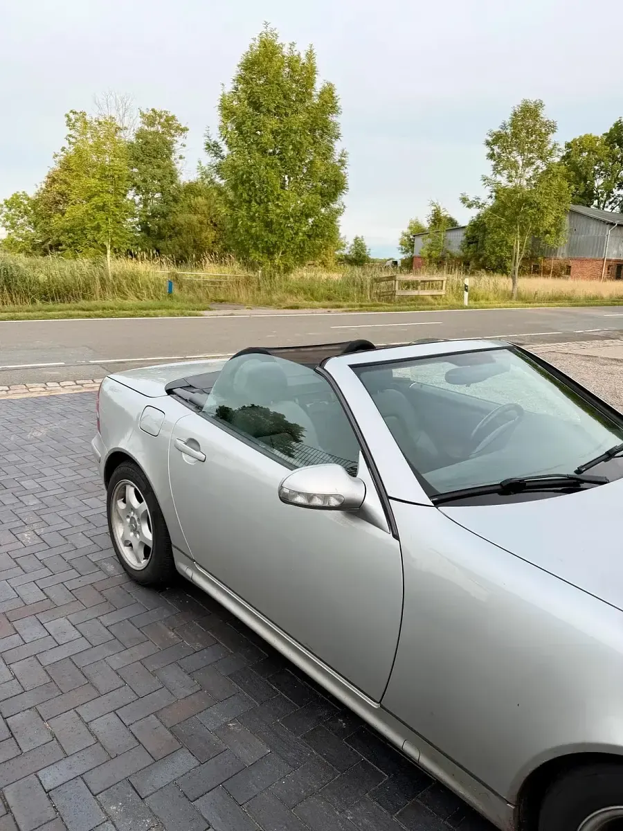 Gebraucht Mercedes SLK200 2001 Silber Cabrio