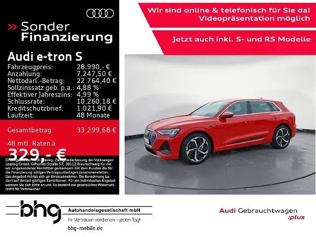 Gebraucht Audi e-tron S-Line 230 kW (313 PS) 2022 SUV