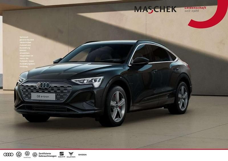 Gebraucht Audi e-tron Sportback S-Line 300 kW (408 PS) 2025 Mythosschwarz metallic SUV
