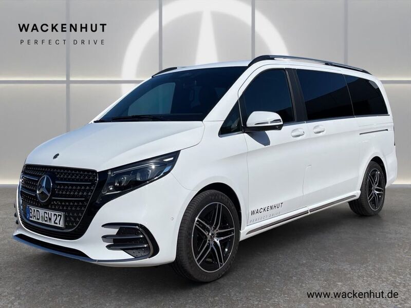 Weiss Gebraucht 2024 Mercedes V300 Exclusive Van / Kleinbus | 88.490 € (Teuer) - Bild 1/4