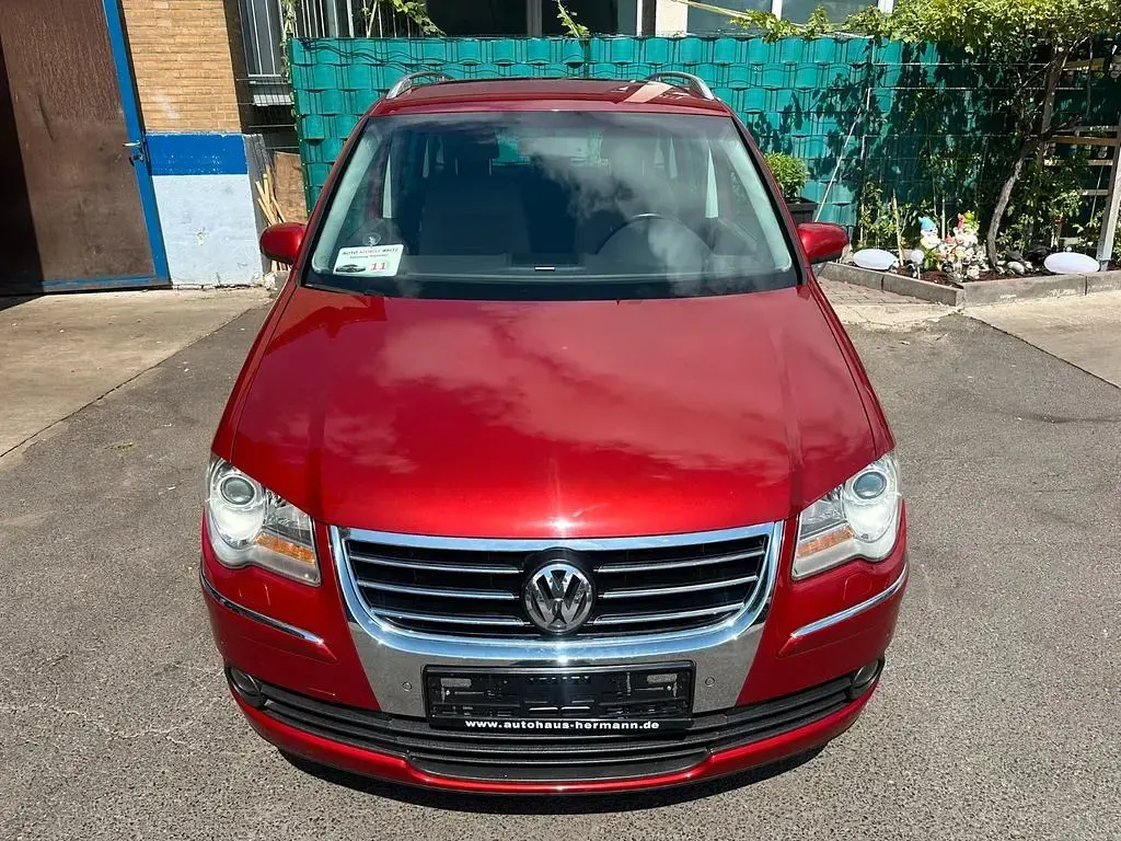 Gebraucht VW Touran Highline 140 PS (102 kW) 2007 Rot Van / Kleinbus