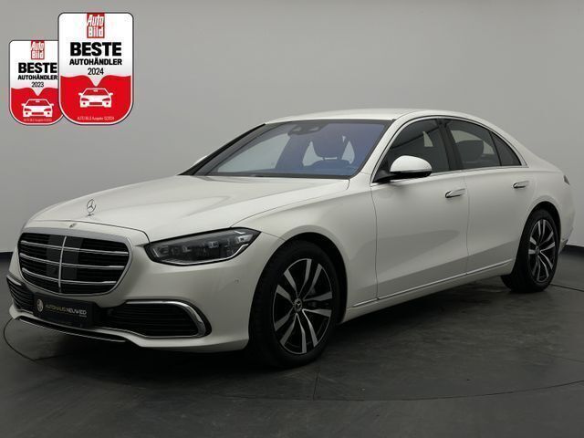 Designo diamantweiß bright Gebraucht 2021 Mercedes S500 Limousine | 72.900 € - Bild 1/4