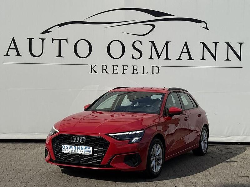 Rot Gebraucht 2021 Audi A3 Basis Limousine | 21.950 € (Fairer Preis) - Bild 1/4