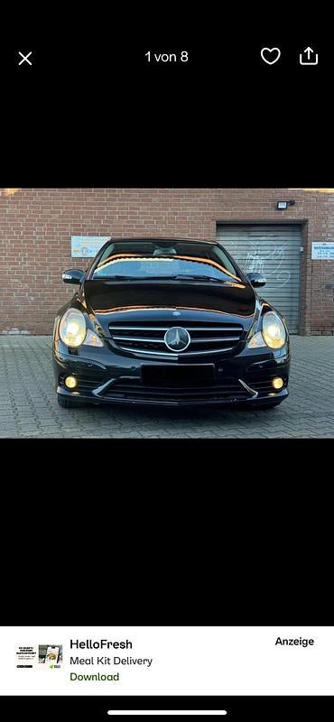 Schwarz Gebraucht 2008 Mercedes R320 Van / Kleinbus | 5.600 € (Fairer Preis) - Bild 1/4