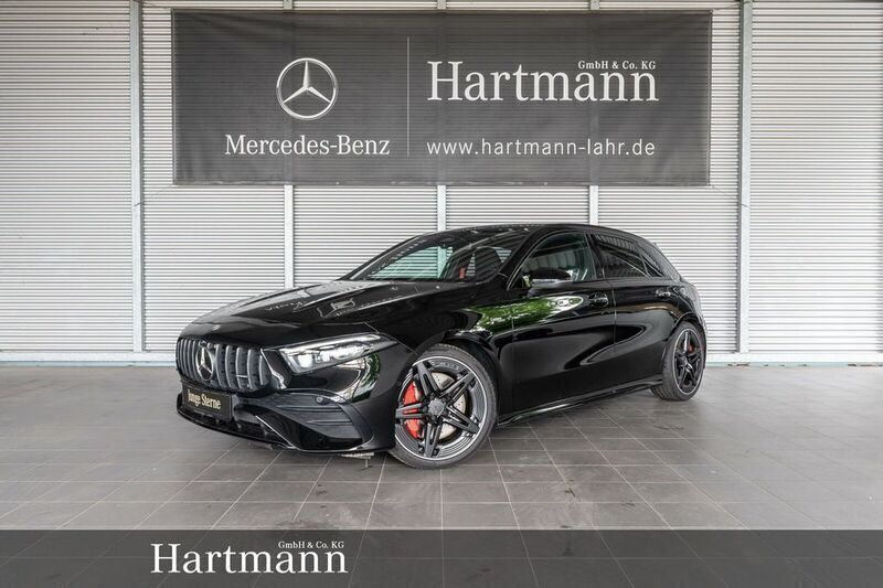 Kosmosschwarz Gebraucht 2024 Mercedes A35 AMG AMG Kleinwagen | 43.850 € (Fairer Preis) - Bild 1/4