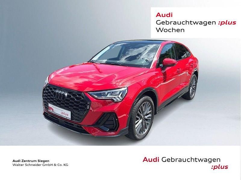 Tangorot metallic (metallic) Gebraucht 2021 Audi Q3 Sportback S-Line SUV | 37.810 € (Teuer) - Bild 1/4