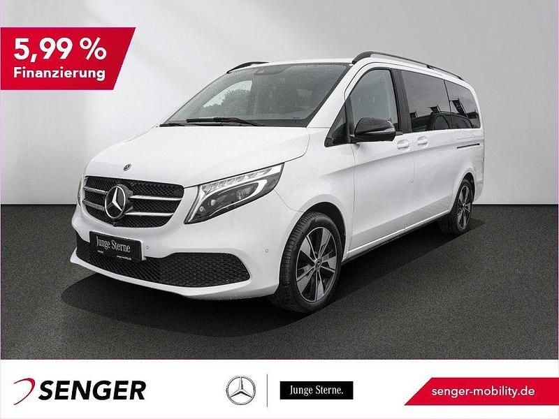 Weiß Gebraucht 2022 Mercedes V250 Avantgarde Van / Kleinbus | 51.450 € (Fairer Preis) - Bild 1/4
