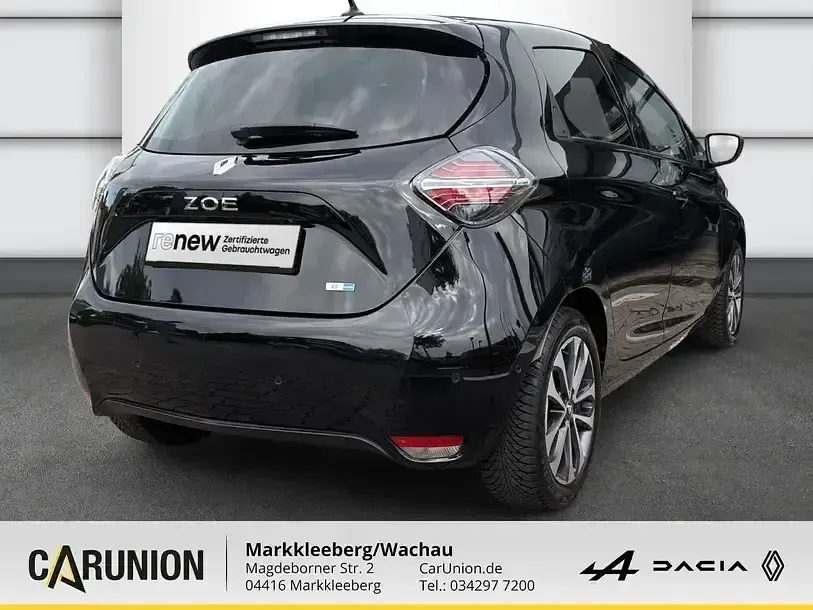 Gebraucht Renault Zoe Intens 100 kW (136 PS) 2021 Blackpearlschwarz Kleinwagen