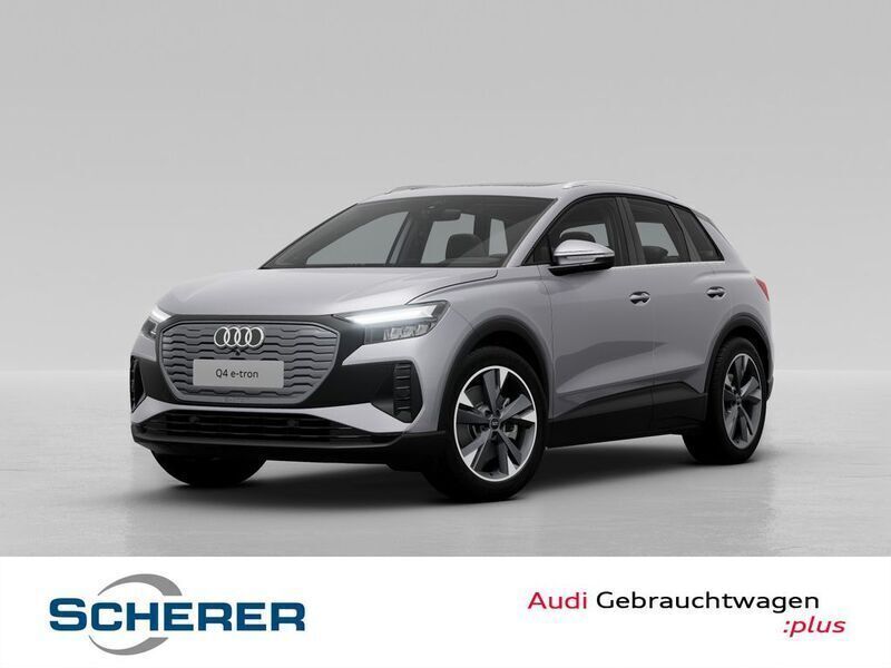 Florettsilber metallic Gebraucht 2022 Audi Q4 e-tron Basis SUV | 29.490 € (Fairer Preis) - Bild 1/4